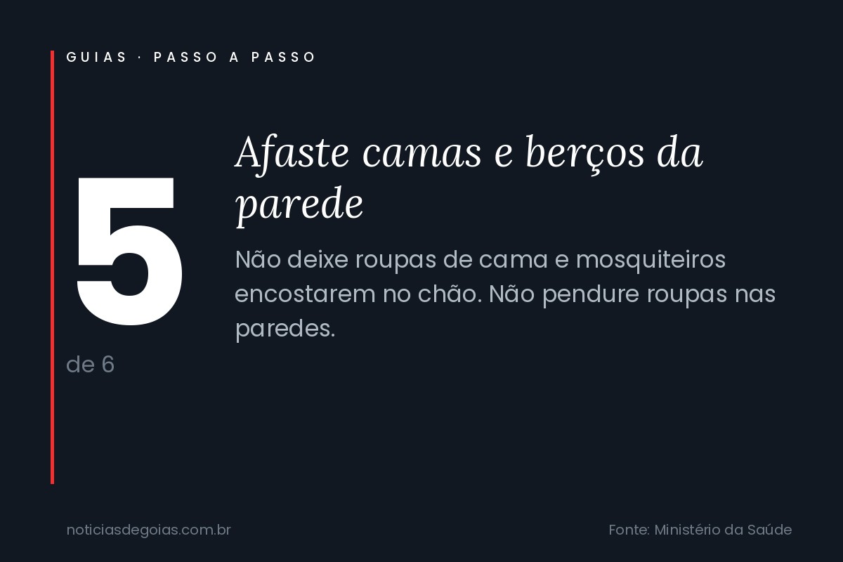 Arte do passo 5 sobre como evitar escorpi&atilde;o em casa