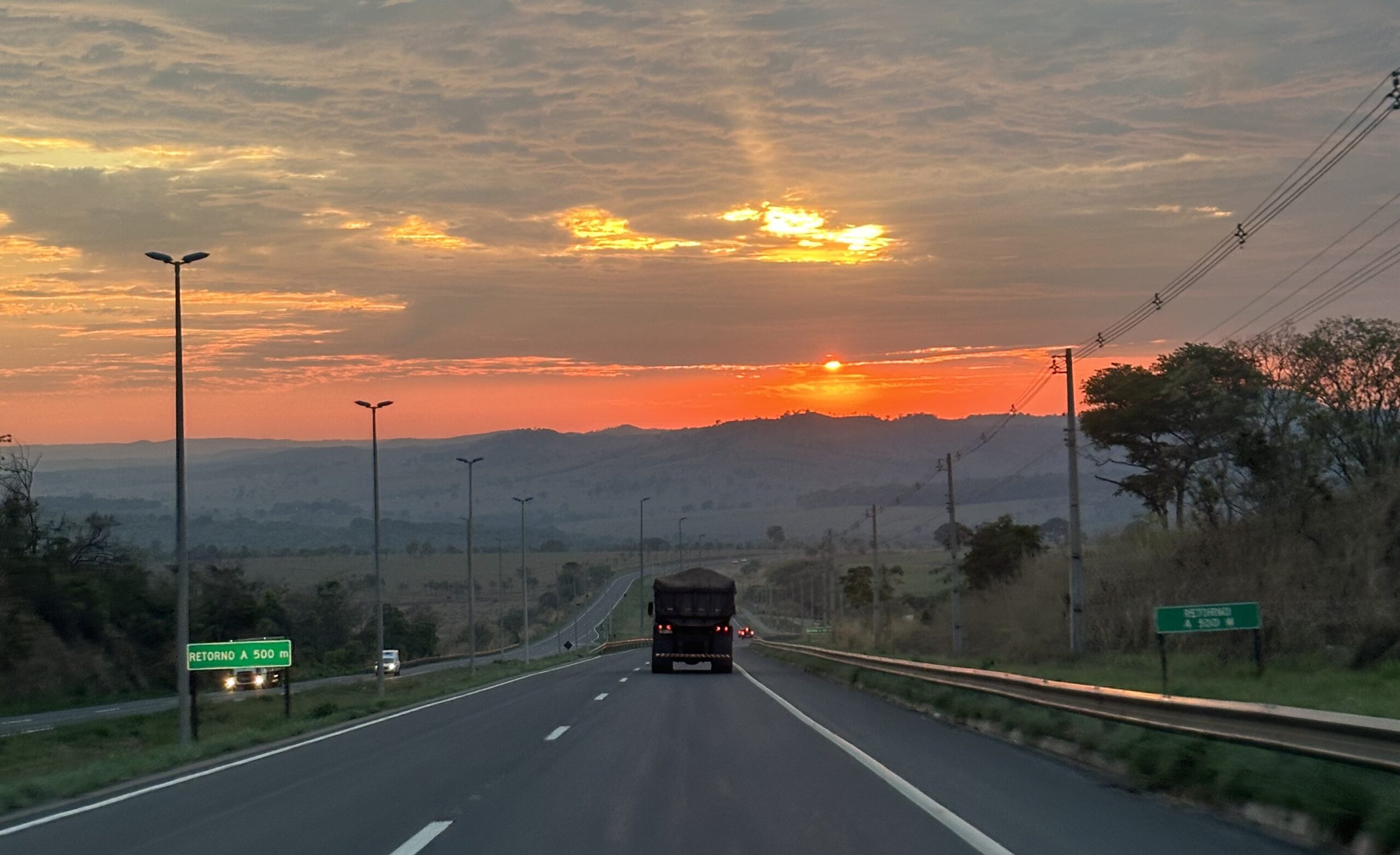 Céu da região sul do Estado de Goiás