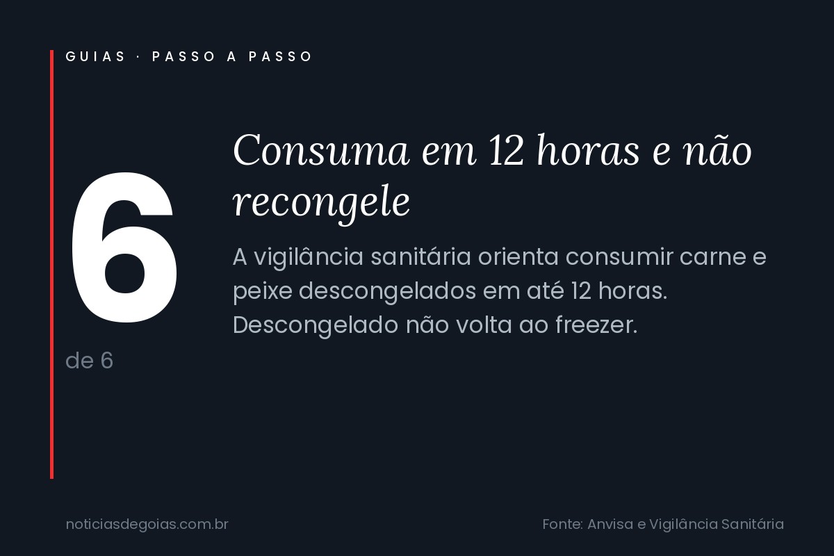 Passo 6: Consuma em 12 horas e n&atilde;o recongele