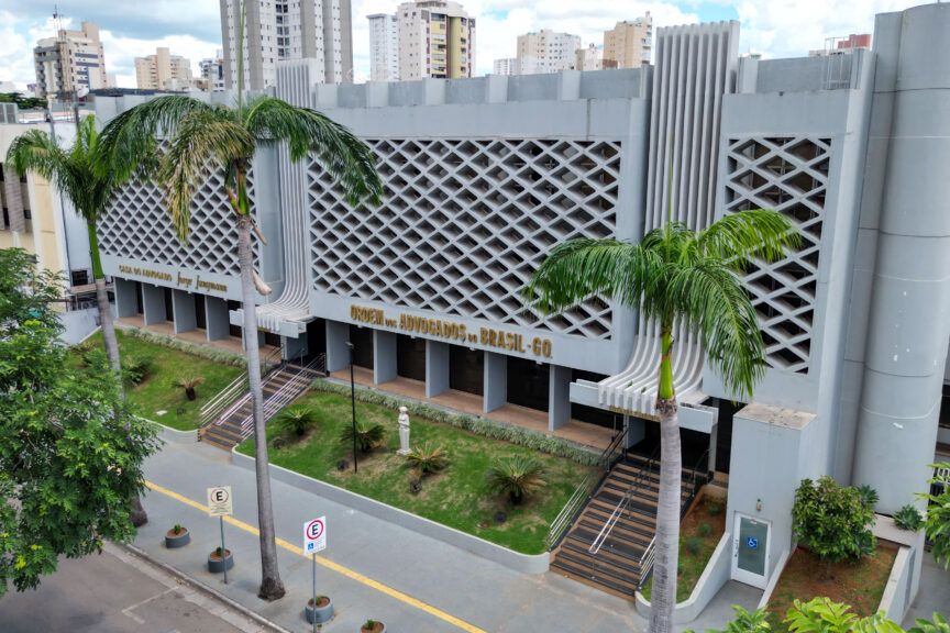 Fachada da sede da Ordem dos Advogados do Brasil, Seção Goiás, em Goiânia