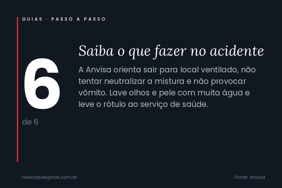 Passo 6: saiba o que fazer no acidente